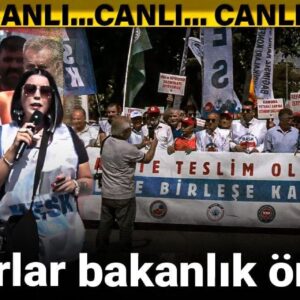 memurlar bakanlik onunde LUI1Hvug