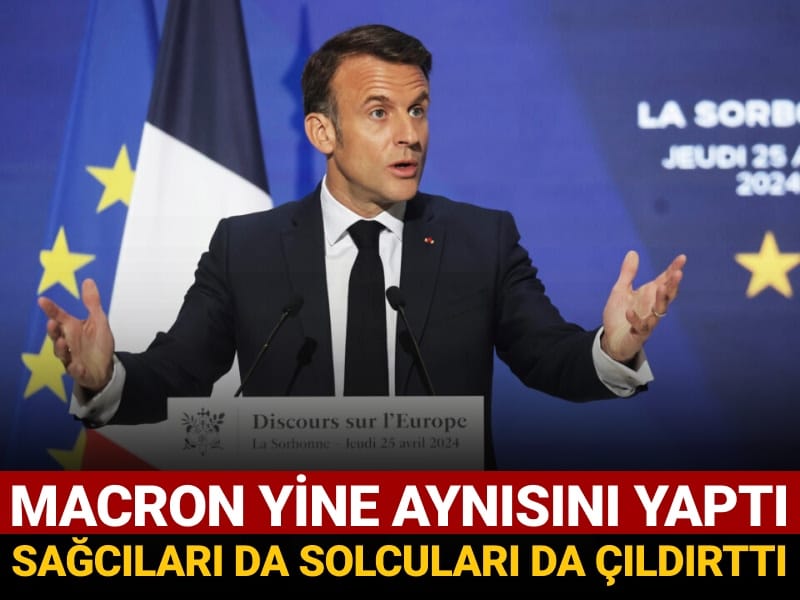 macron yine aynisini yapti sagcilari da solculari da cildirtti Bp62djF8