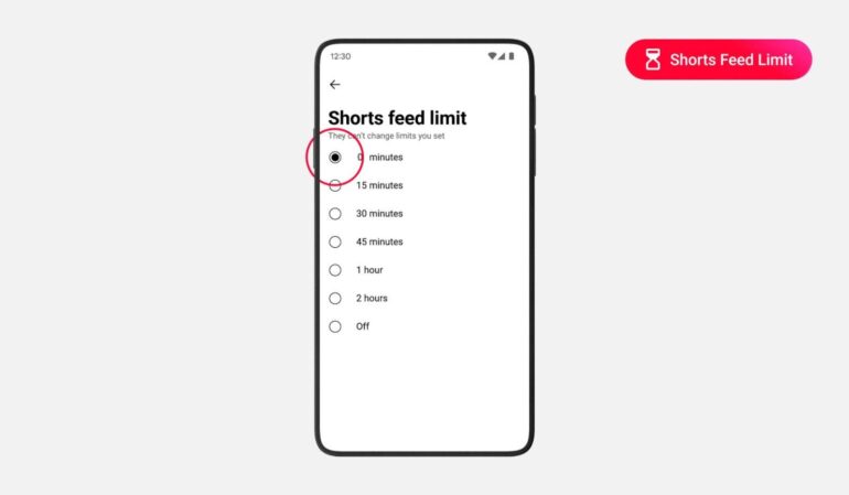 YouTube Shorts Akışı İçin Kullanım Sınırını Nasıl Belirlersiniz?