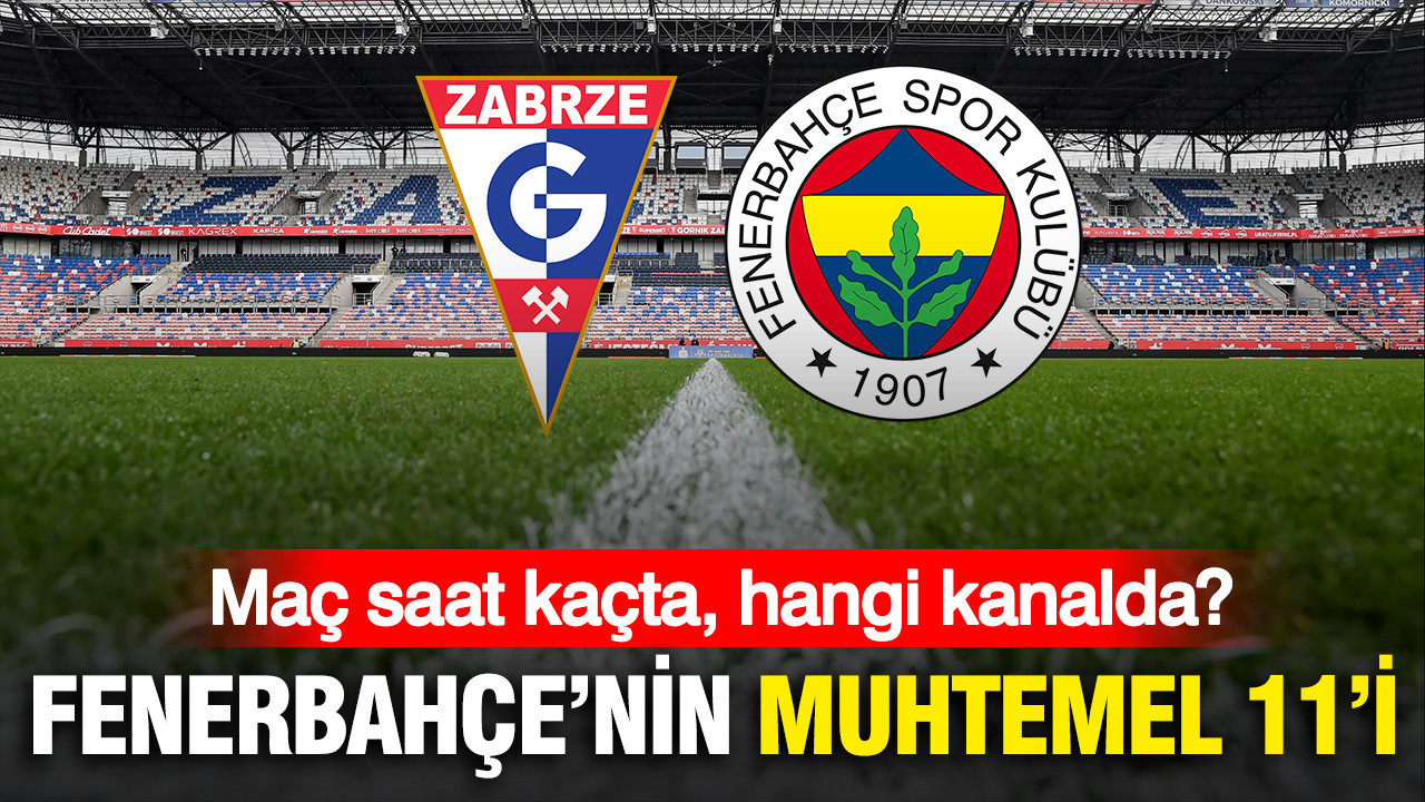 Gornik Zabrze maçında Fenerbahçe’nin muhtemel 11’i Gornik zabrze macinda fenerbahcenin muhtemel 11i FFvWesu2