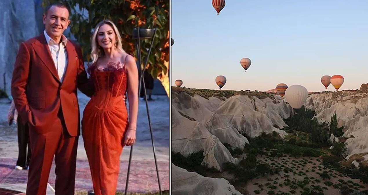 Kapadokya’da 25 milyon TL’lik doğum günü partisi: 130 davetli için özel uçak kaldırıldı Kapadokyada 25 milyon tllik dogum gunu partisi 130 davetli icin ozel ucak kaldirildi PYZivJEL